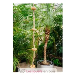 Corde à grimper avec marches en bois marron Small Foot Compagny