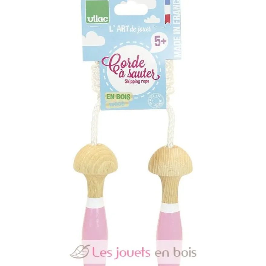 Corde à sauter bi-rose - Vilac