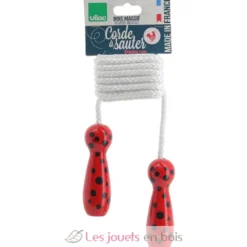 Corde à sauter coccinelle rouge - Vilac