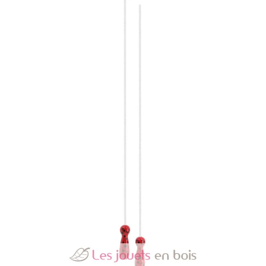 Corde à sauter coccinelle rouge - Vilac