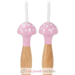Corde à sauter rose à pois - Vilac
