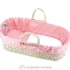 Couffin poupée 50 cm Corail - Petitcollin