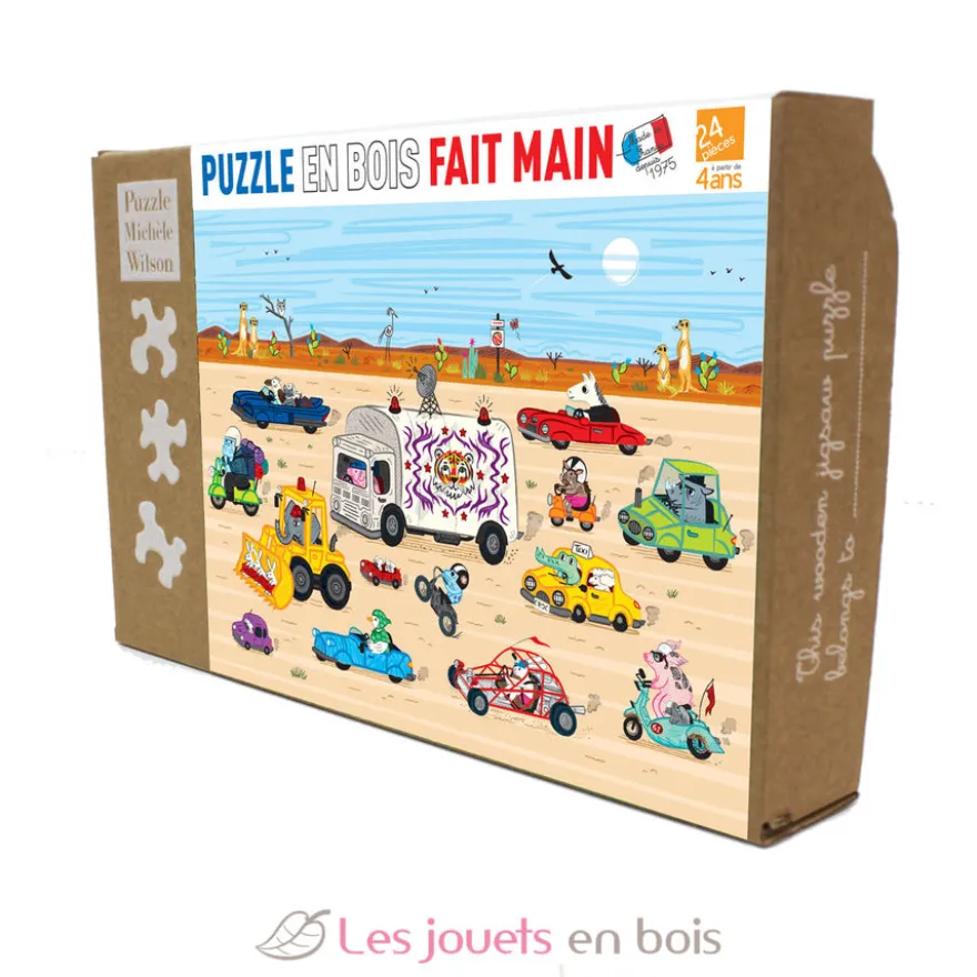 Course dans le désert d'Olivier Lake - Puzzle Michèle Wilson