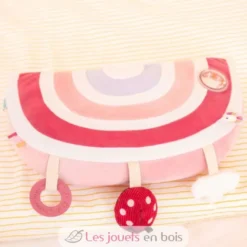 Coussin d'activités Lena la licorne rose - Jouet en tissu - Lilliputiens