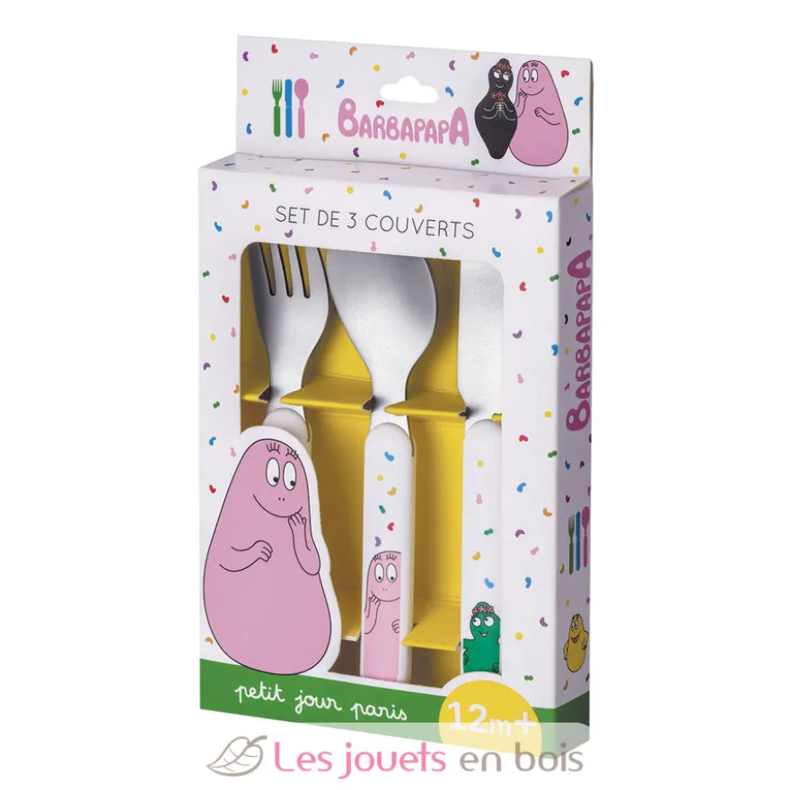 Couverts d'apprentissage Barbapapa - Petit Jour