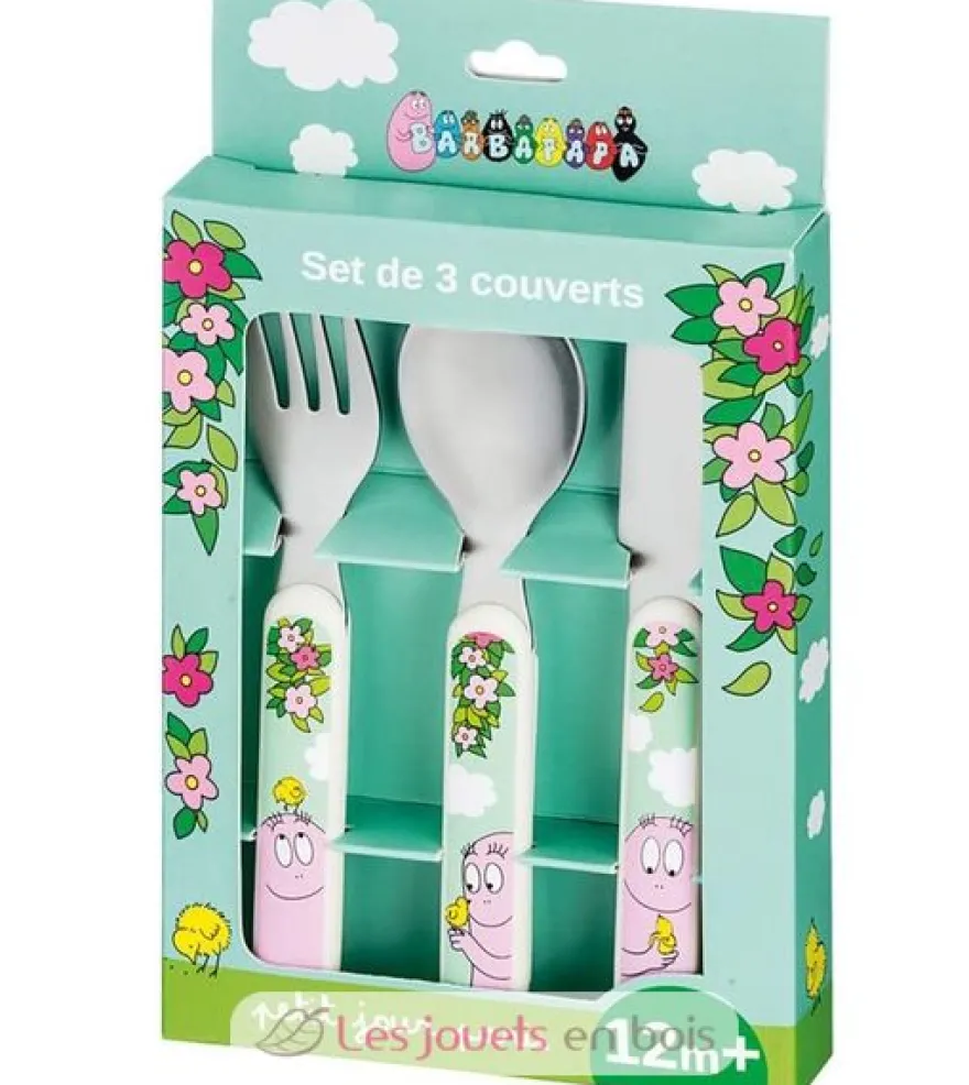 Couverts d'apprentissage Barbapapa - Petit Jour
