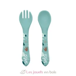 Couverts en silicone Munchy l'ours - Sassi Junior