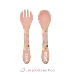 Couverts en silicone Slurpy la pieuvre - Sassi Junior