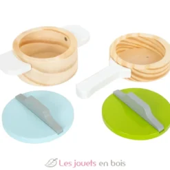 Couverts et casseroles en bois - Small Foot company
