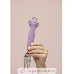 Couverts 3 pièces en silicone Mrs Peacock - Trixie