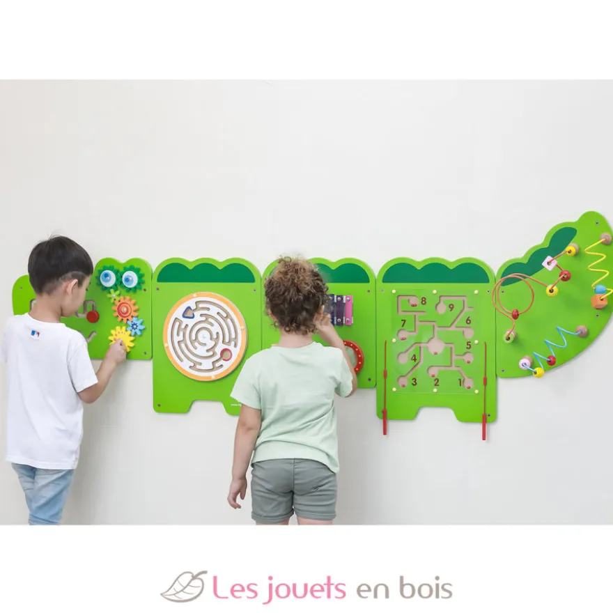 Crocodile mural multi-fonctions - Viga Toys