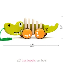 Crocodile à tirer - Hape Toys