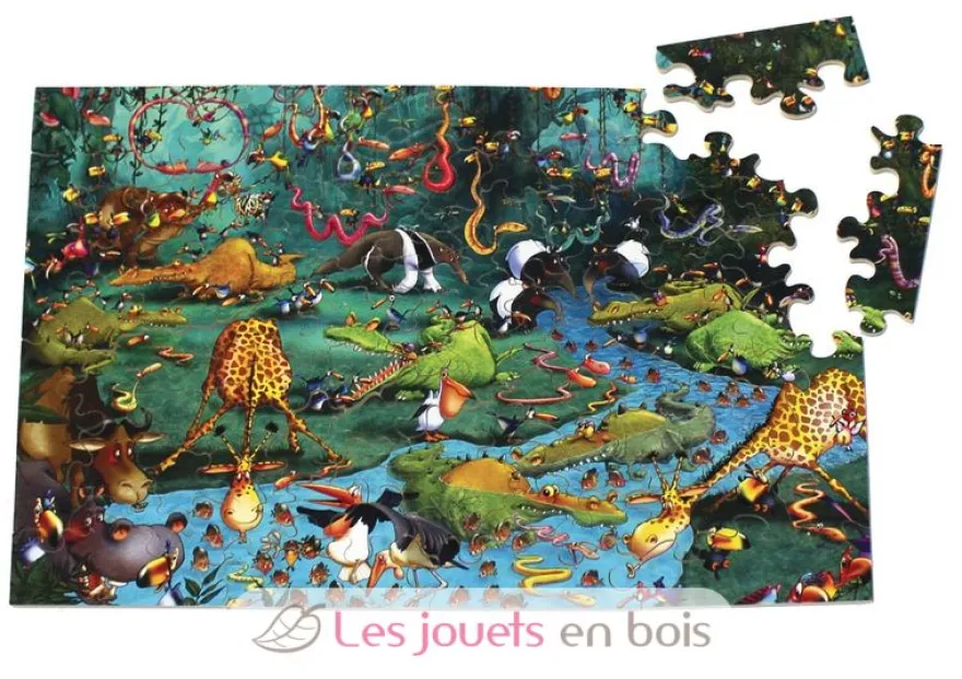 Crocos et compagnie de Ruyer - Puzzle Michèle Wilson
