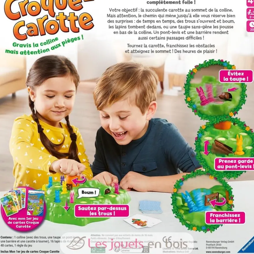 Croque Carotte et jeu de 7 familles - Ravensburger