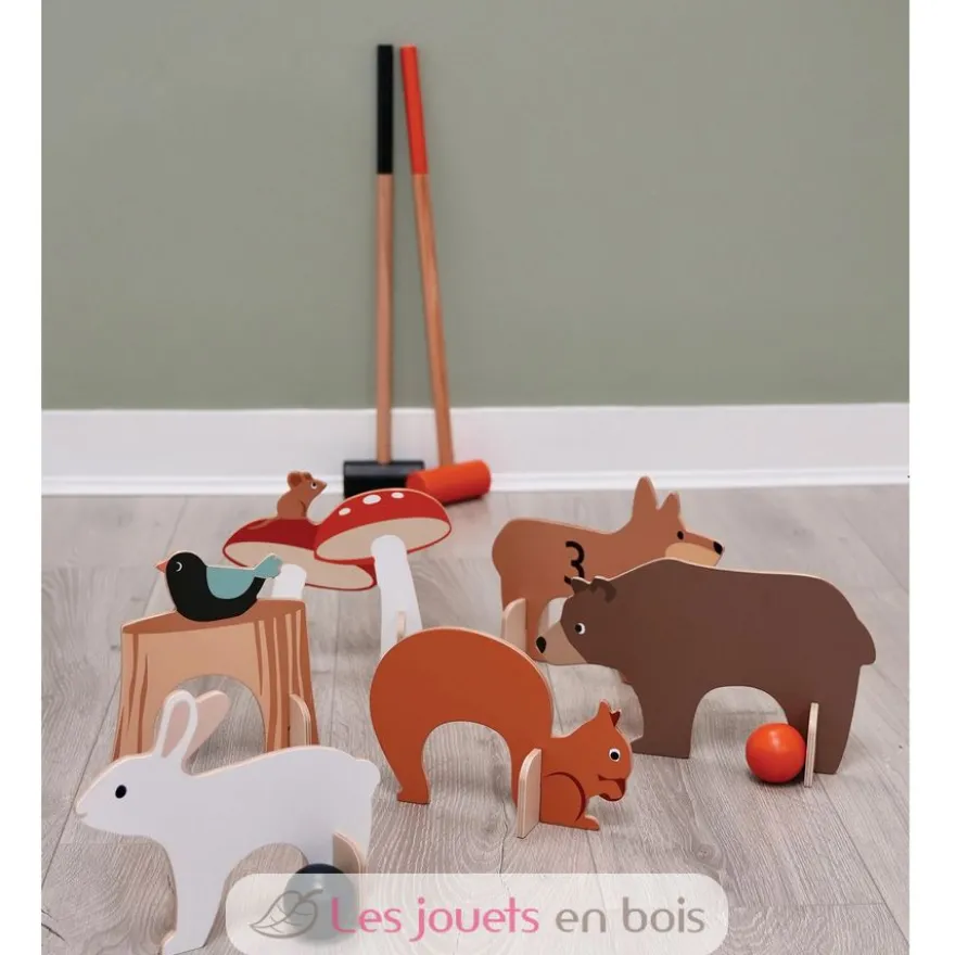 Croquet d'intérieur Forêt - Tender Leaf Toys