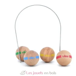 Croquet famille 2 adultes et 3 enfants - Vilac