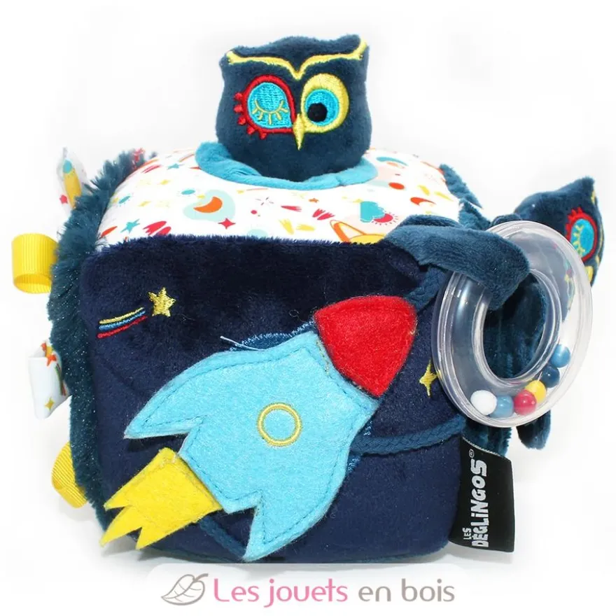 Cube d'activités Astros le hibou bleu - Les Déglingos