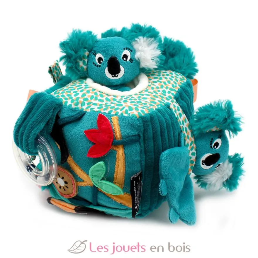 Cube d'activités Berlingos le koala bleu vert - Les Déglingos