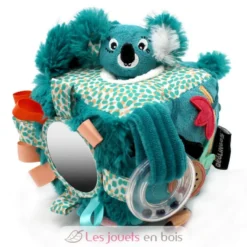 Cube d'activités Berlingos le koala bleu vert - Les Déglingos