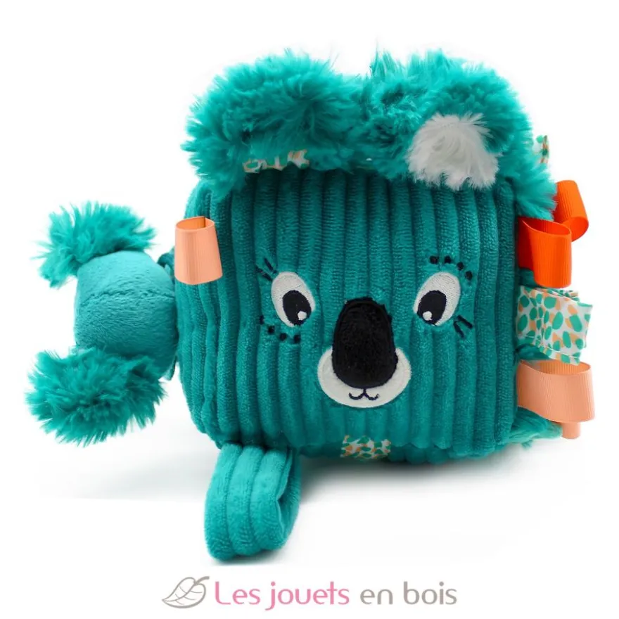 Cube d'activités Berlingos le koala bleu vert - Les Déglingos