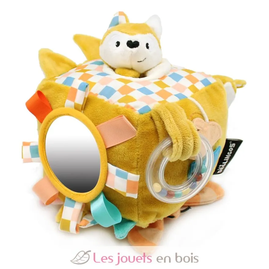 Cube d'activités Cyranos le renard jaune - Les Déglingos
