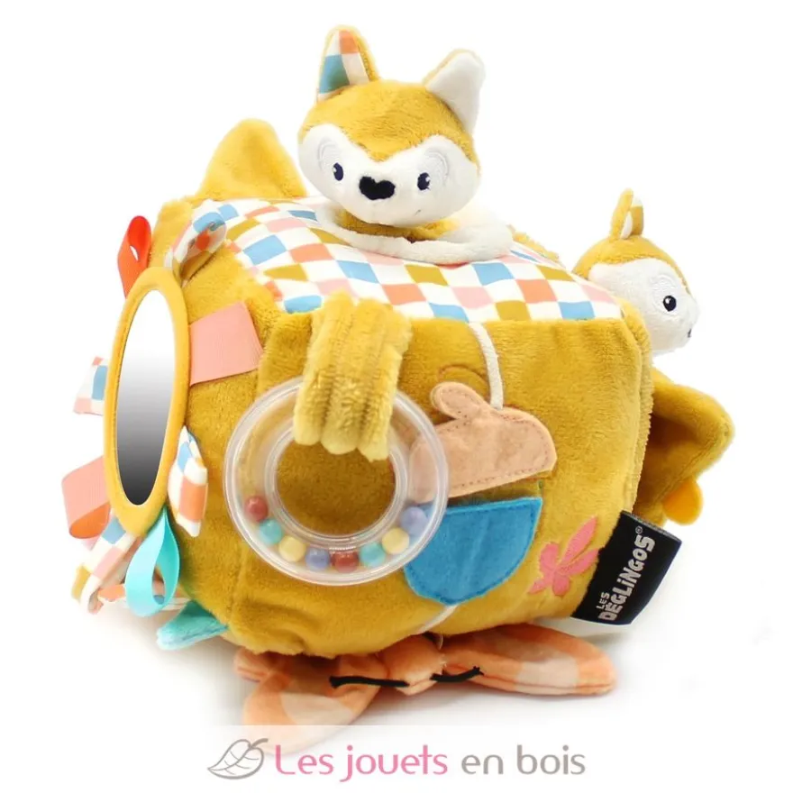 Cube d'activités Cyranos le renard jaune - Les Déglingos