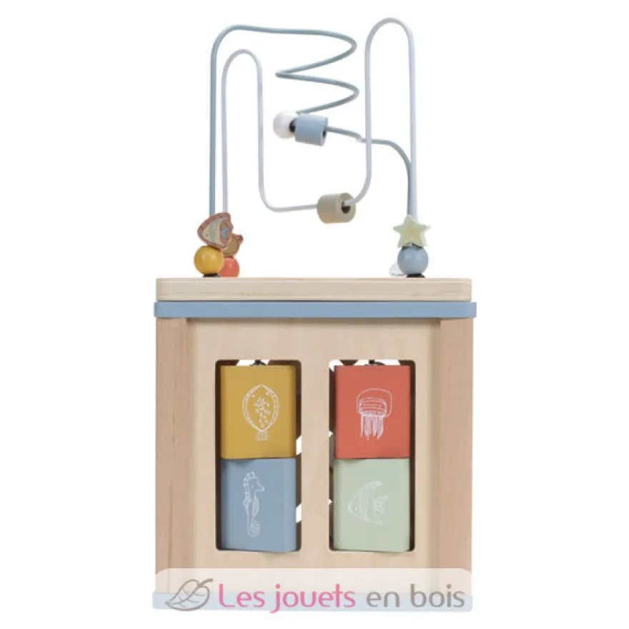 Cube d'activités en bois Océan - Little Dutch