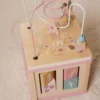 Cube d'activités en bois rose Fairy Garden - Little Dutch