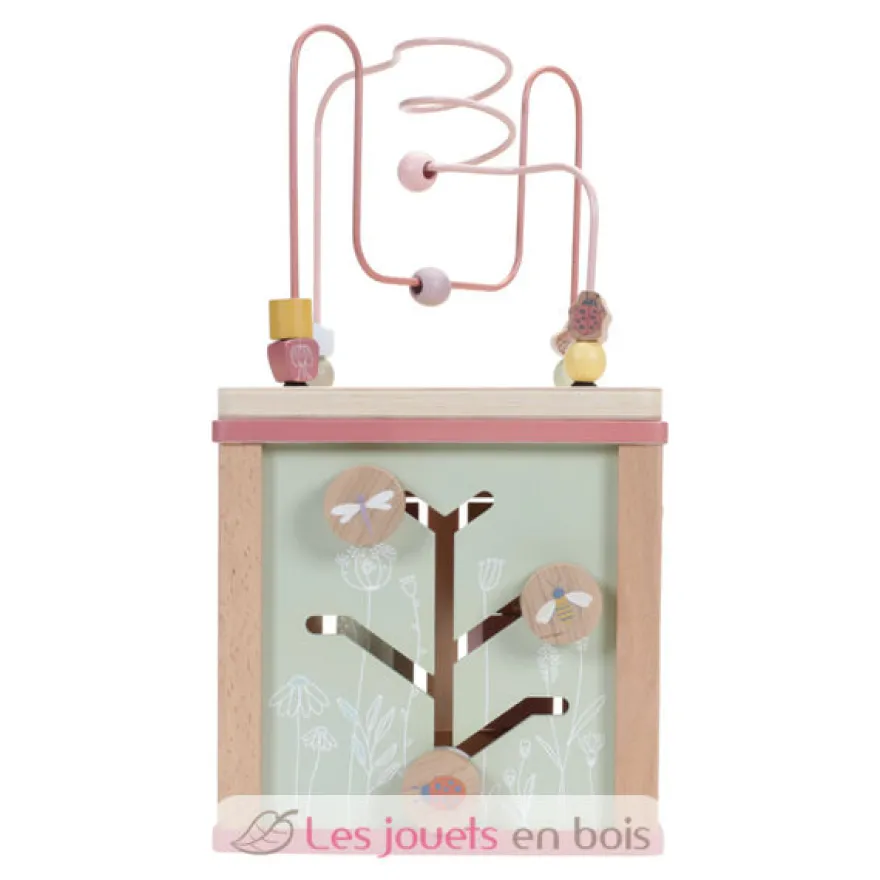 Cube d'activités en bois Wild Flowers - Little Dutch