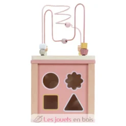 Cube d'activités en bois Wild Flowers - Little Dutch