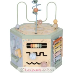 Cube d'activités hexagonal en bois Safari Friends - Little Dutch