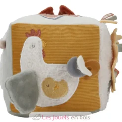 Cube d'activités Soft Little Farm - Little Dutch