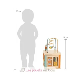 Cube de motricité Safari multicolore Small Foot Compagny