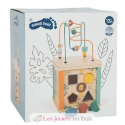 Cube de motricité Safari multicolore Small Foot Compagny