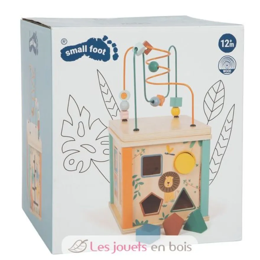 Cube de motricité Safari multicolore Small Foot Compagny