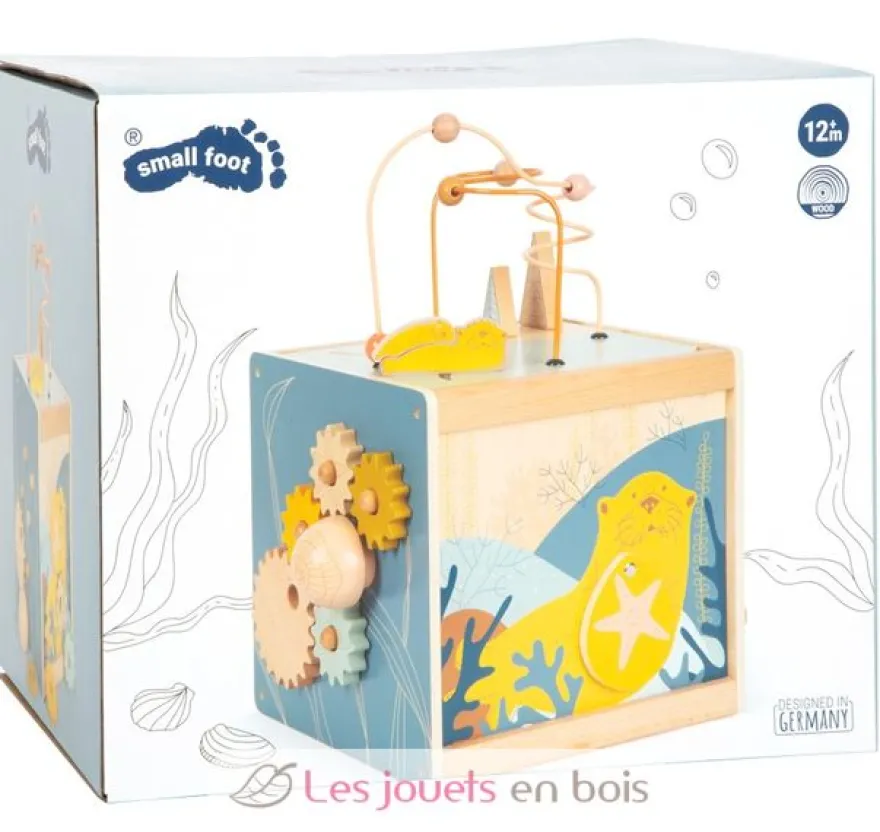 Cube de motricité Seaside bleu - Small Foot Compagny