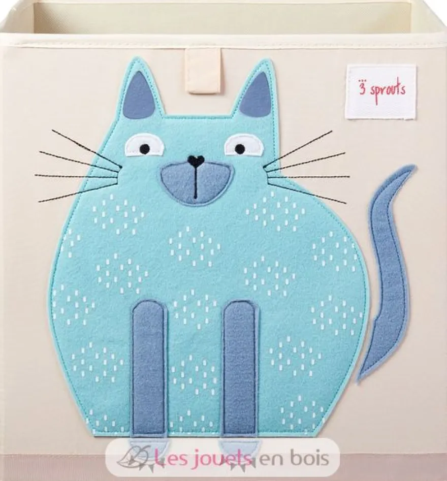 Cube de rangement Chat - 3 Sprouts