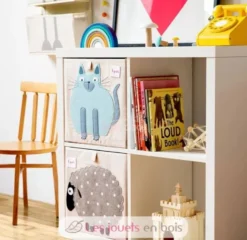 Cube de rangement Chat - 3 Sprouts