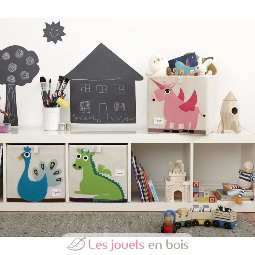 Cube de rangement Licorne - 3 Sprouts
