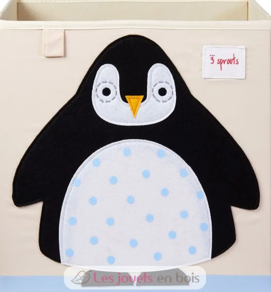 Cube de rangement Pingouin - 3 Sprouts