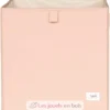 Cube de rangement recyclé uni argile - 3 Sprouts