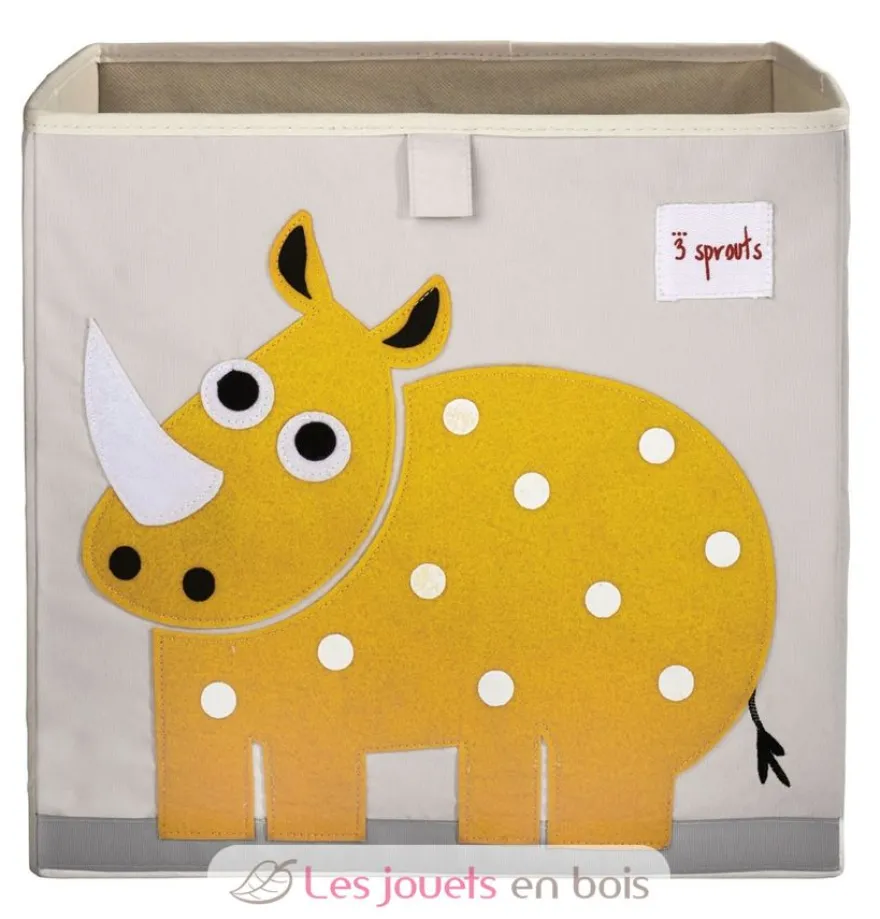 Cube de rangement Rhinocéros - 3 Sprouts