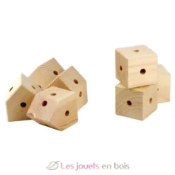 Cubes de jonction en bois Trigonos - Trigonos