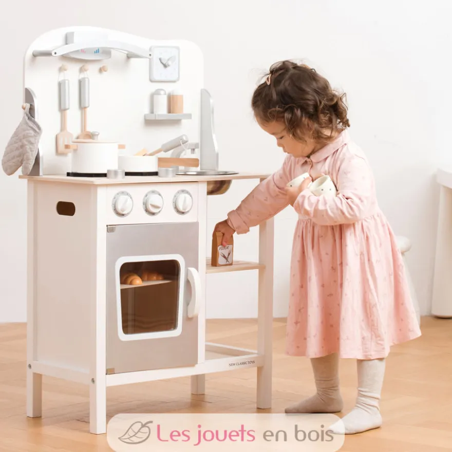 Cuisine Bon Appétit - blanche argent - New Classic Toys