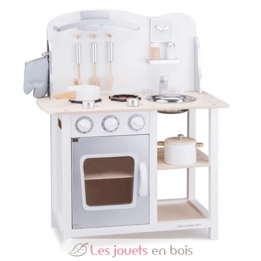 Cuisine Bon Appétit - blanche argent - New Classic Toys
