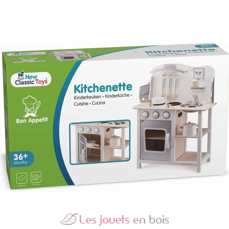 Cuisine Bon Appétit - blanche argent - New Classic Toys