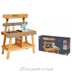 Cuisine d'extérieur en bois Muddy Lab marron - Janod