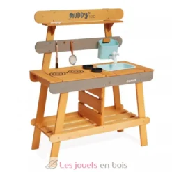 Cuisine d'extérieur en bois Muddy Lab marron - Janod