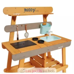 Cuisine d'extérieur en bois Muddy Lab marron - Janod