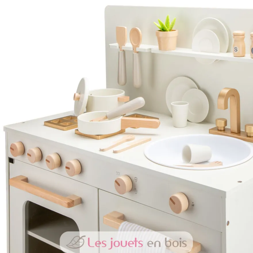 Cuisine en bois avec lave-vaisselle - New Classic Toys